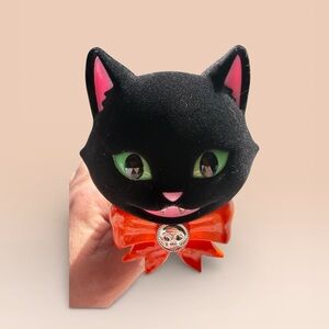 Black Cat Wallflower from Bath & Body works with Orange Bow